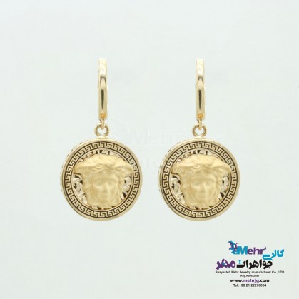 گوشواره طلا - طرح ورساچه-ME1226 گوشواره طلا - طرح ورساچه-ME1226